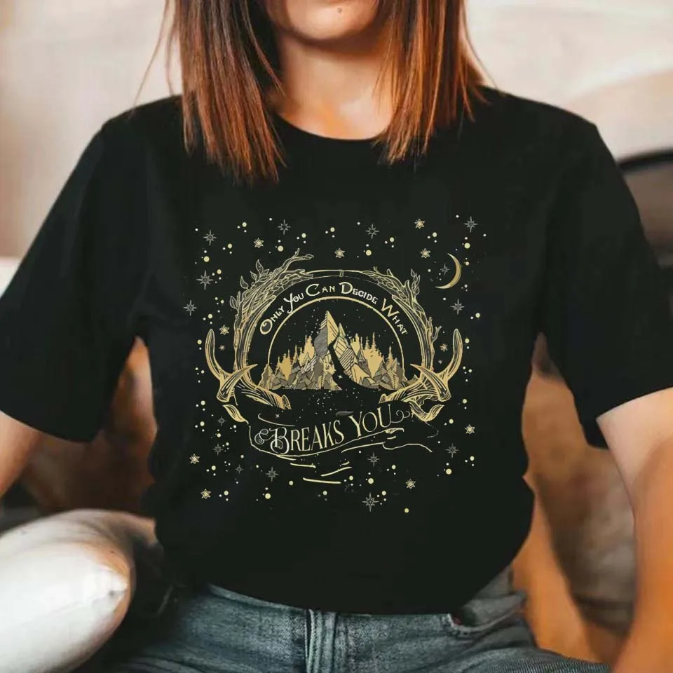 Fourth Wing Double-Sided T-Shirt Basgiath War College T Shirt Dragon Rider Tshirts Women Clothing Vintage T-shirt Bookish Tee