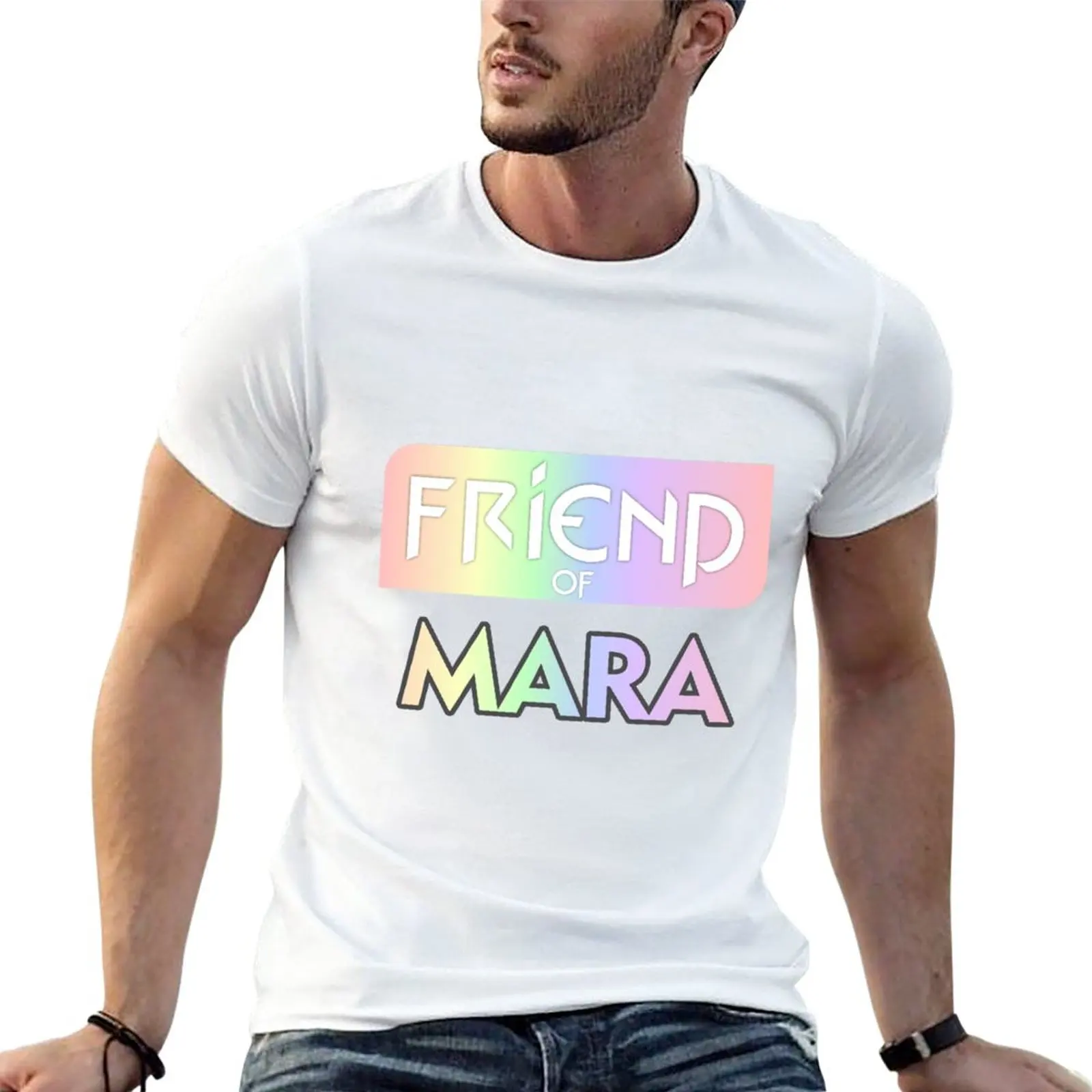 New Friend of Mara - She-ra T-Shirt plain t-shirt anime oversized t shirts hippie clothes Men's cotton t-shirt