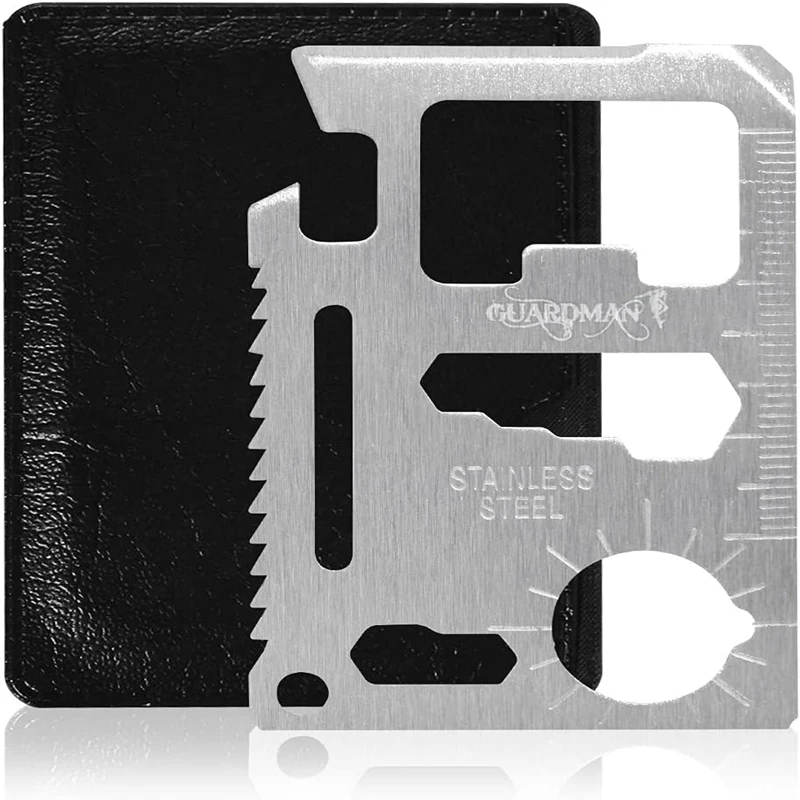 11-in-1 Survival Multi-Tool Tactical Wallet with Bottle Opener Long Socks Stuffer Christmas Gift for Men Birthday Father's Day