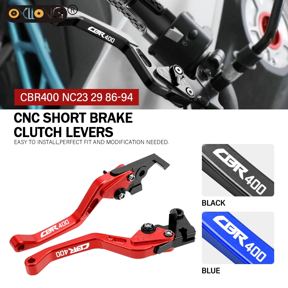 CNC Motorcycle Short Brake Clutch Levers Accessories For HONDA CBR400 NC23 29 1986 1987 1988 1989 1990 1990 1991 1992 1993 1994