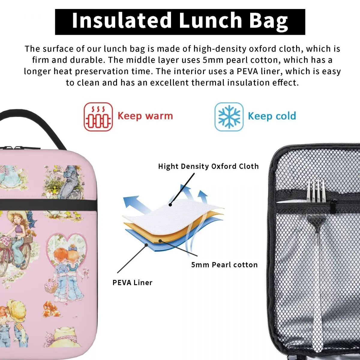 Bolsa de almuerzo con Collage de pintor personalizado para niños, enfriador térmico, cajas de almuerzo aisladas para oficina de adultos, hombres y mujeres