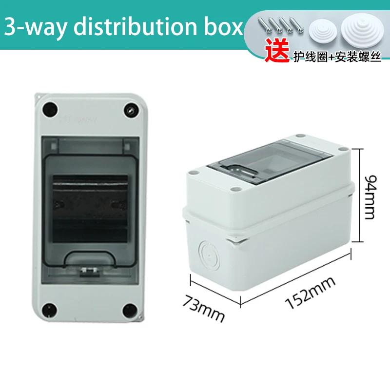 HT Serie Aansluitdoos 2/3/5/8/12/15/18/24WAY PC Plastic Outdoor Elektrische IP65 Waterdichte Verdeelkast schakelkast