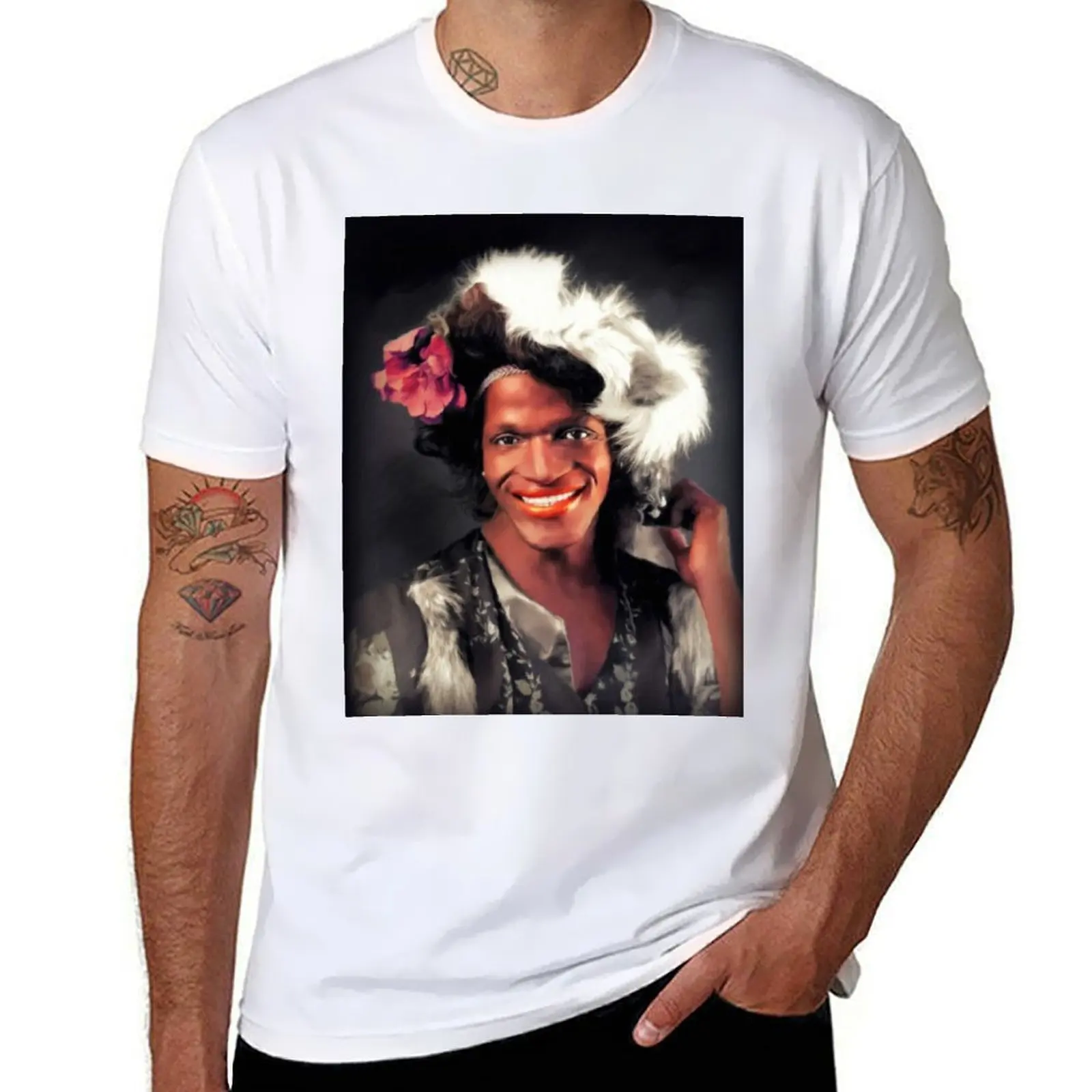 

Marsha P. Johnson, Civil Rights T-Shirt man t shirts for men man t shirt graphic t shirt man cotton T-shirt