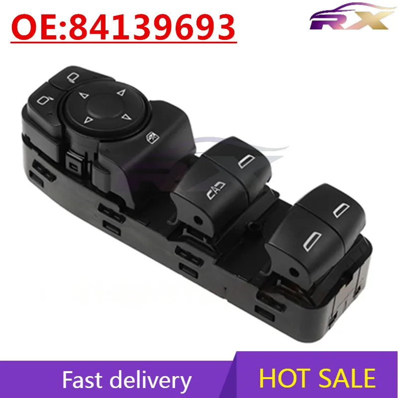 

OEM:84139693 Suitable For 2019 Buick Regal Chevrolet Malibu GMC Glass Lifter Switch Power Window Switch
