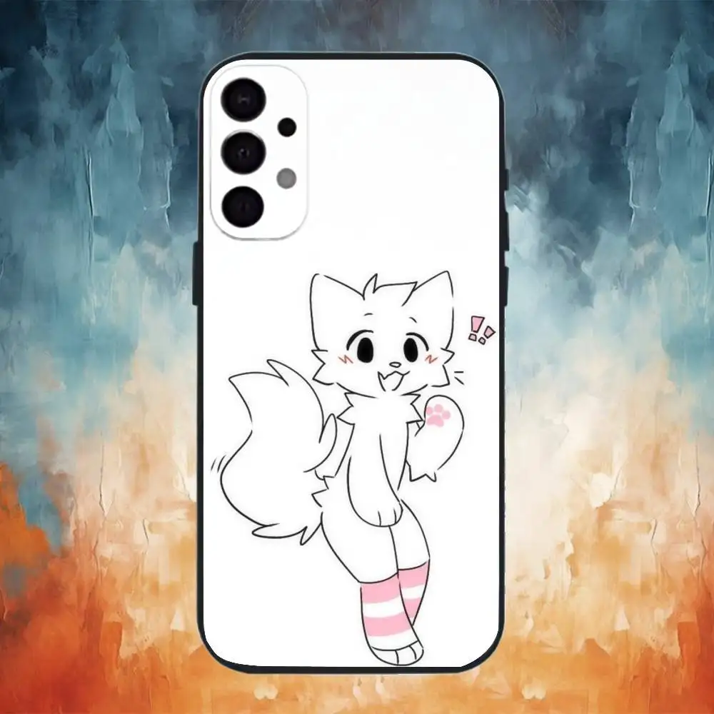 Cute B- Boykisser Phone Case For Samsung S25,S24,S21,S22,S23,S30,Ultra,S20,Plus,Fe,Note,10,9,5G Black Cover