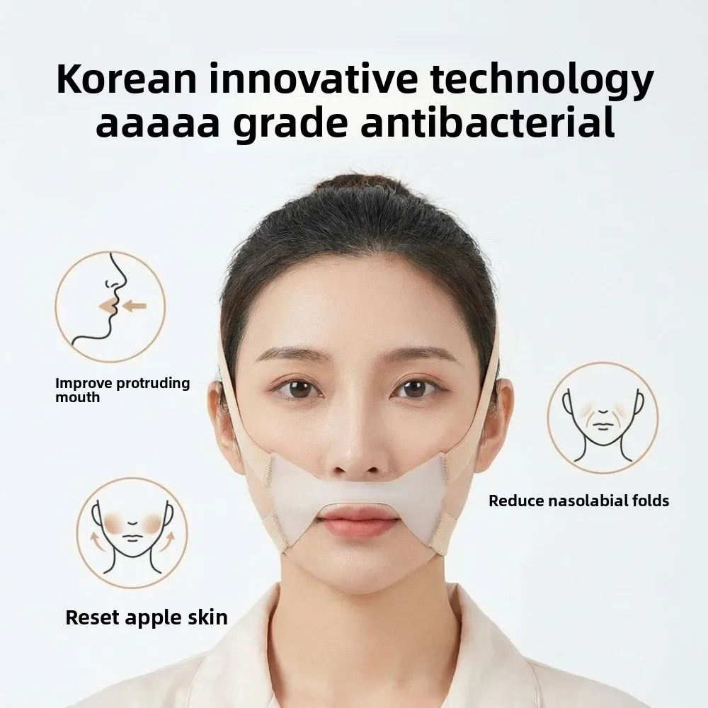 Verbessert die Nasolabialfalten, Lifting-V-Face-Bandage, V-Face-Maske, Lifting, Straffung der Wangen, Apfelmuskel, Anti-Erschlaffung, wiederverwendbares Schönheitswerkzeug – Detail 2