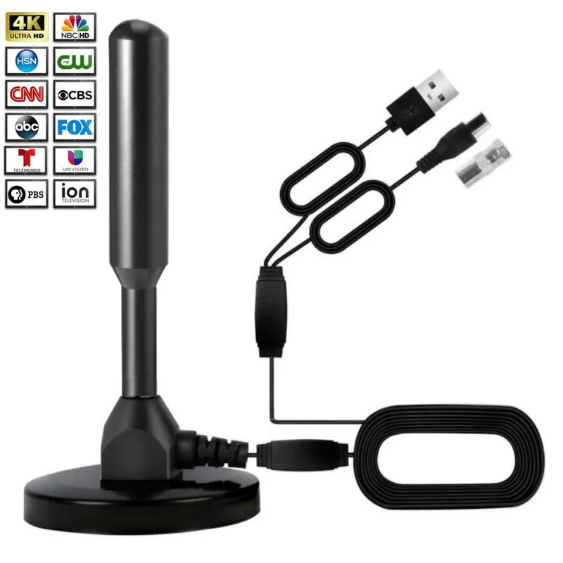 2025 New Terrestrial Digital TV Antenna 4K Indoor and Outdoor Suction Cup TV Antenna DTMB Antenna Home DVB-T