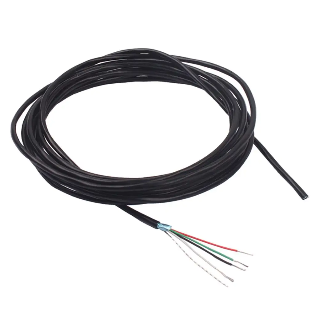 1x Shielded 4-Conductor Guitar Circuit Cable Connection Cable