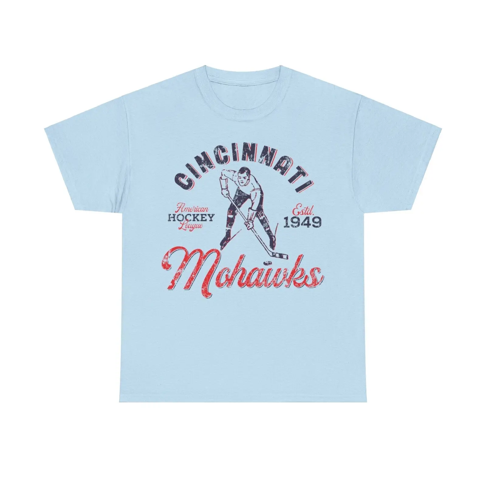 Cincinnati Mohawks Est 1949 Ohio Hockey Team T shirt