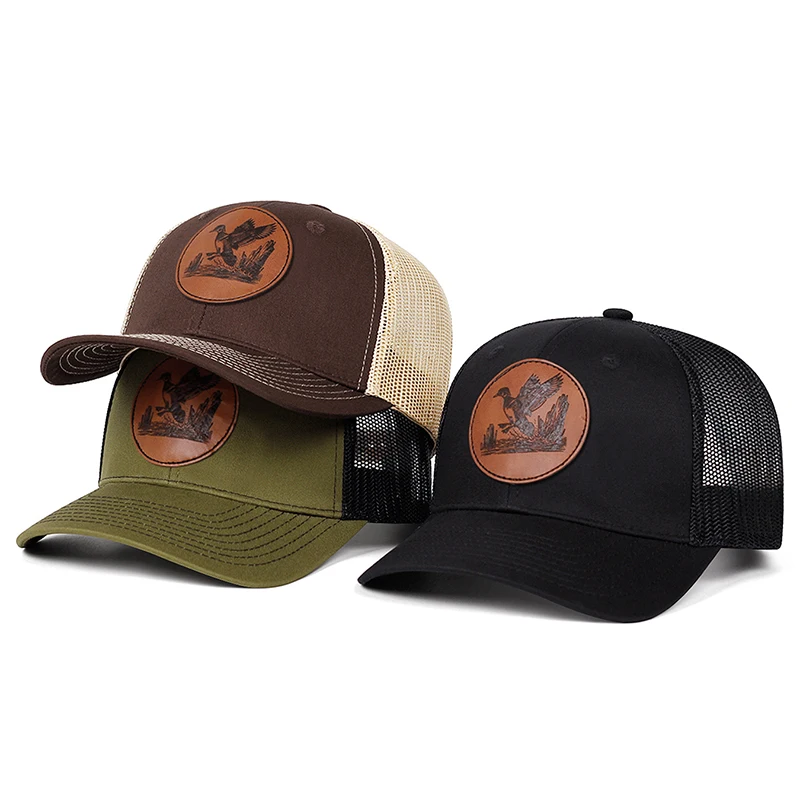 1pc Fashion Creative Hip Hop Hat Bird Printed Baseball Hat Outdoor Adjustable Decorative Sunshade Hat Unisex Mesh Hat Truck Hat