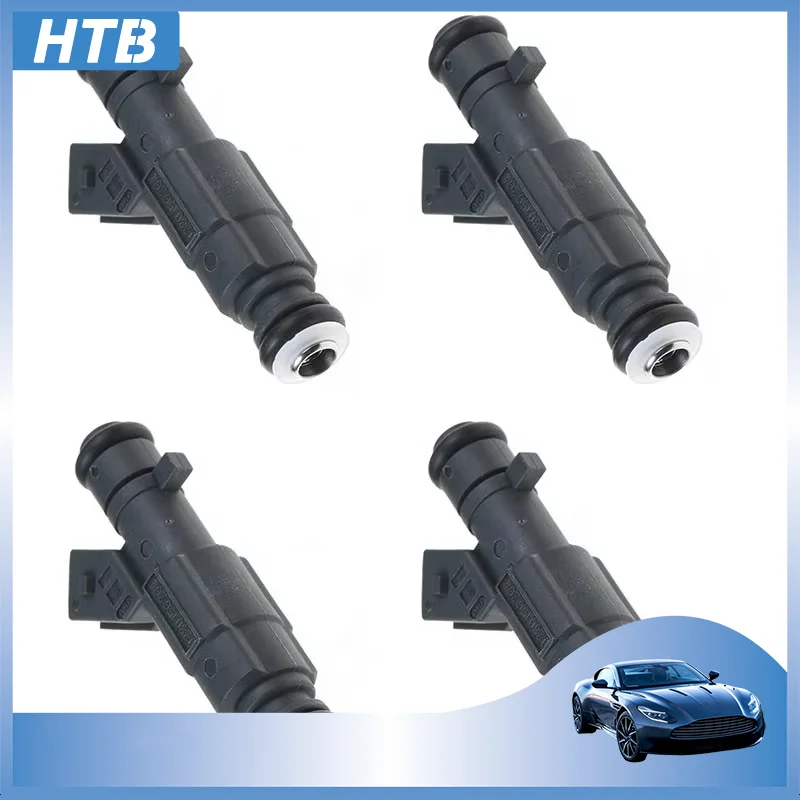 

HTB 4 шт. 0280156264 Форсунка-распылитель топливной форсунки подходит для Chery A5 QIYUN 3 2,0 TIGGO 1,8 Cielo 1,6 16 В 2010-