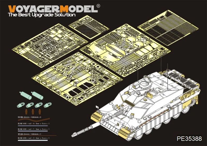 Voyager Model PE35388 1/35 Modern British Challenger 2 MBT (For TRUMPETER 001522)