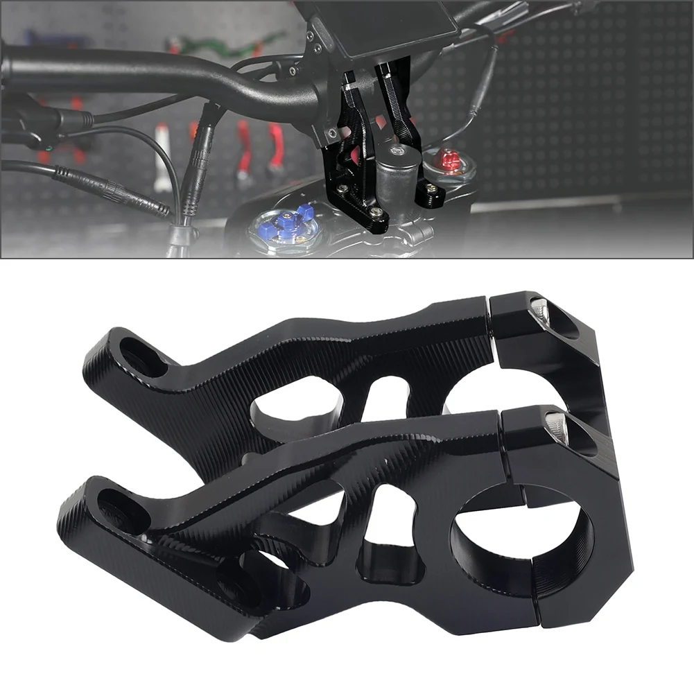 1Pc Motorcycle Handlebar Riser Aluminum Alloy Black For Talaria Sting MX3 MX4 Electric Dirt Bike