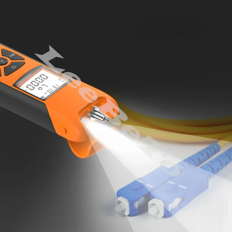 광섬유 전력 계량기 패치 코드 케이블 테스터 도구, FC, ST, SC, 1-30MW 시각적 결함 로케이터,-70 ~ 10dBm, 5-30km