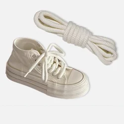 1Pair Round Shoelaces for Shoes 5mm Thick Shoelace Running Sneakers Laces 120CM Quality Rope Shoe laces Cute Bread Shoelaces