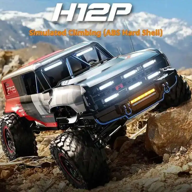 MJX HYPER 1:12 Brushless H12P Baja1000 Remote Control Car Simulated High-Speed Four-Wheel Drive Climbing Car Off-Road Vehicle.