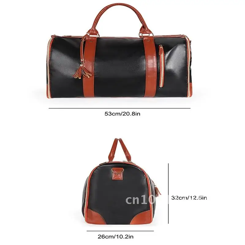 2024 Women's Travel Bag Foldable Large Capacity Travel Leather Luggage Causual PU Bags Bussiness Duffle Women Portable Tote Bags