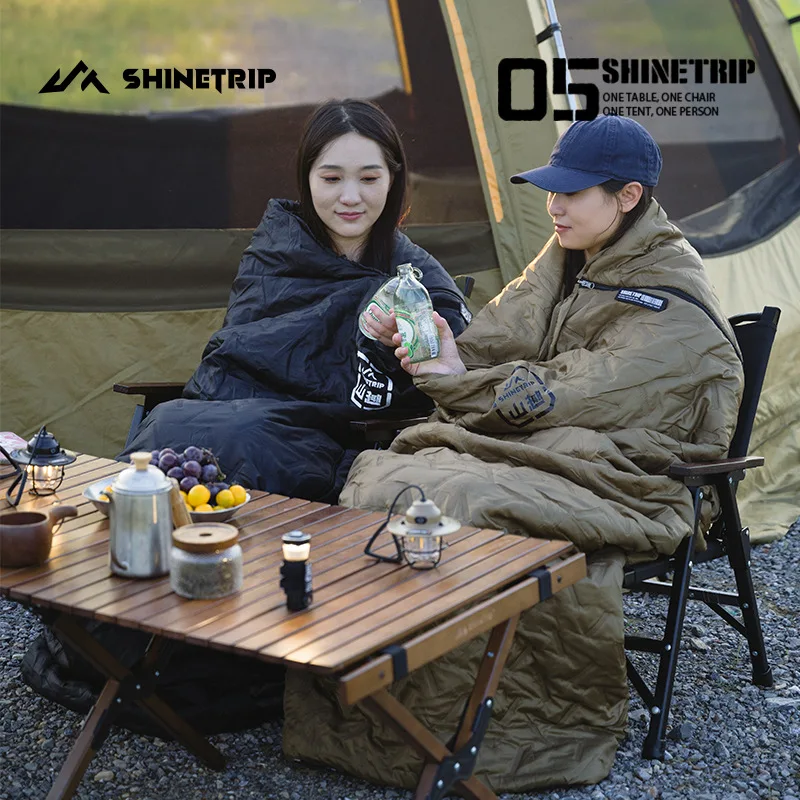 

ShineTrip 2026 outdoor camping sleeping bag,warm and breathable, soft and comfortable, envelope-style design, portable and warm