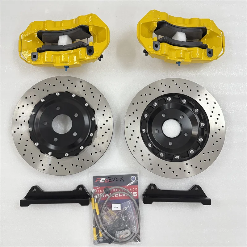 

High Performance Aluminum for 6 Pot Large Brake Caliper Kit With 355/380mm Rotor Discs for 18/19/20 Inch Wheels