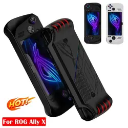 For ASUS ROG Ally X 2024 New Gaming Handhelds Protective Case Silicone Game Console Cover Anti Slip Soft Host Shell Accessories