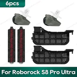 Compatible for Roborock S8 Pro Ultra Cleaning Tank Filter High Speed Maintenance Cleaning Brush Accessories Front Wheel Caster
