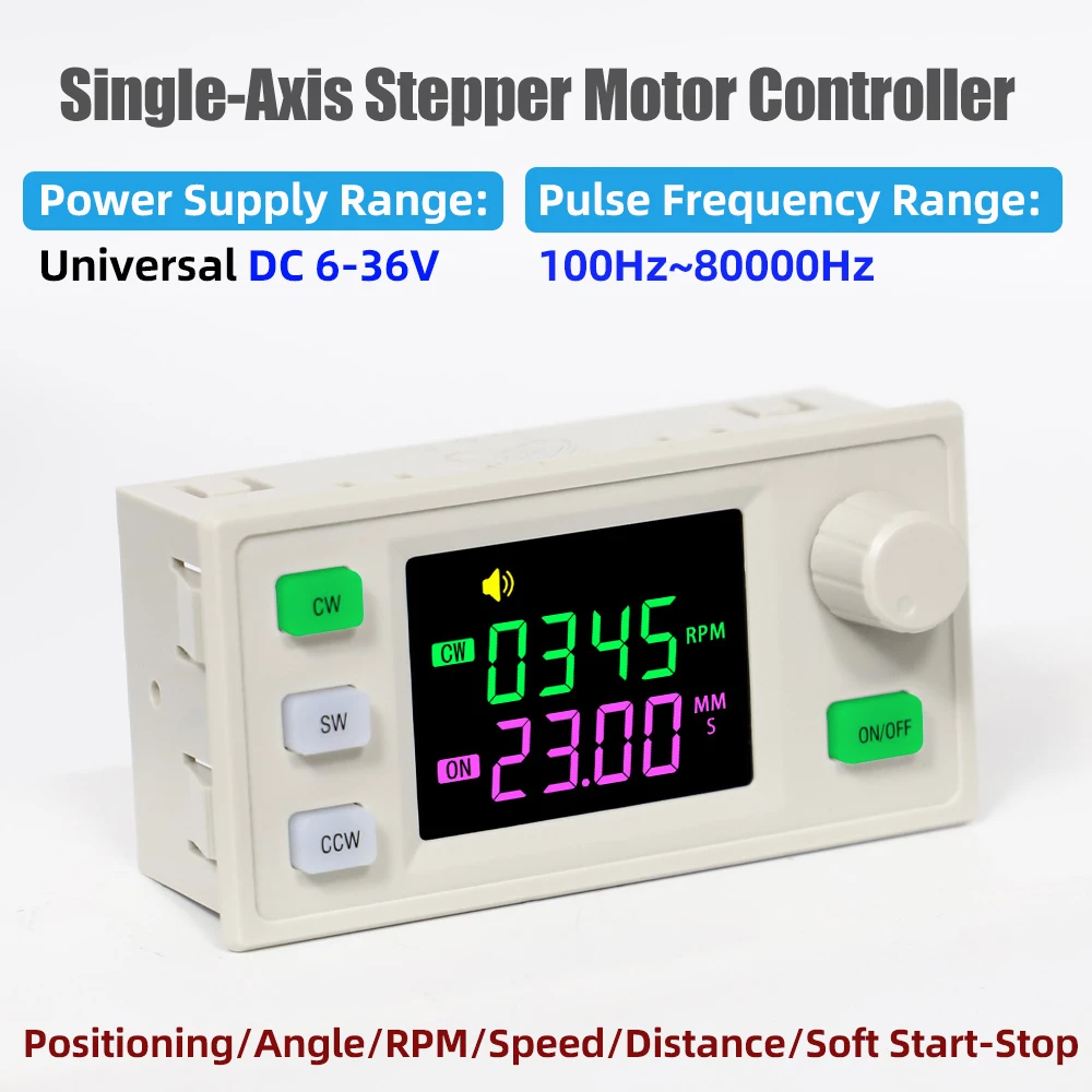 

XY-SMH Stepper Motor Controller DC6-36V Motor Speed Controller Industrial PLC Compatible with Two-Phase Four-Wire Motors