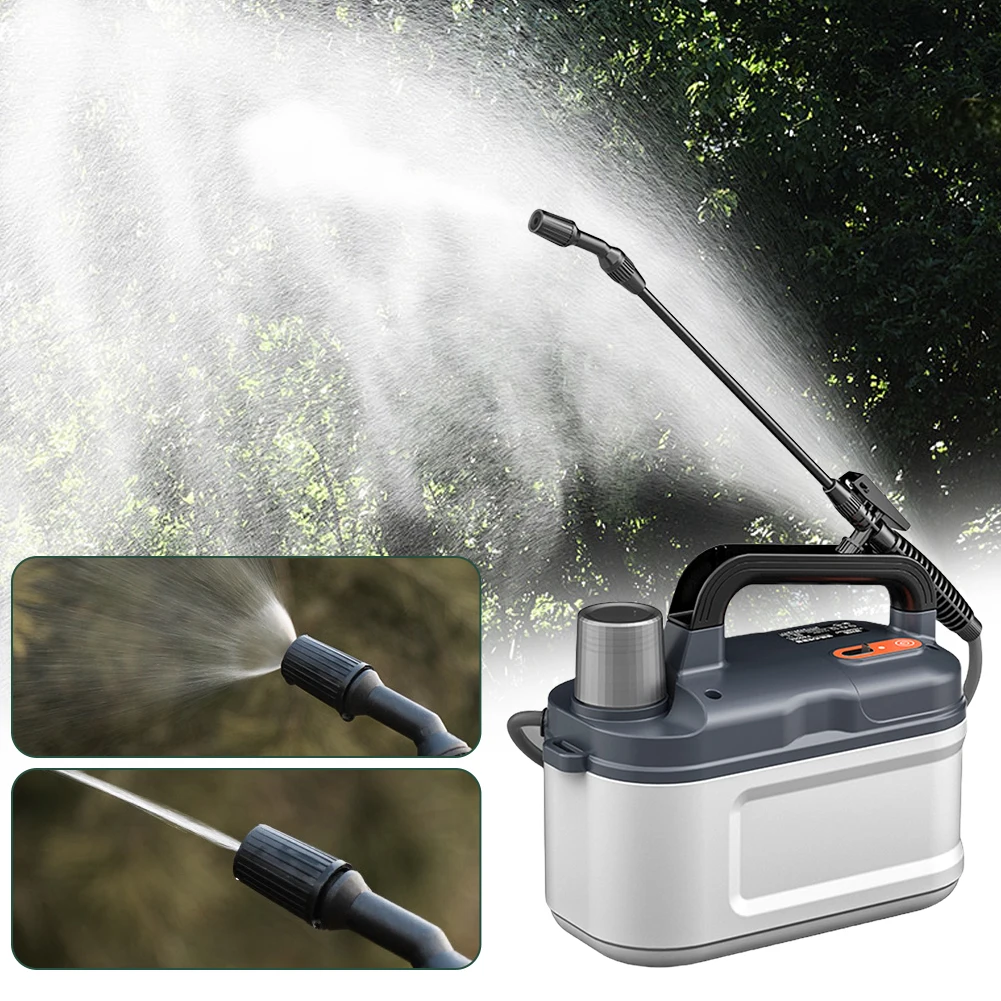 Imagem -02 - Pulverizador Elétrico com Bateria Recarregável Pulverizador Alimentado para Gramado Limpeza de Jardim Bateria Embutida 4l 2000mah