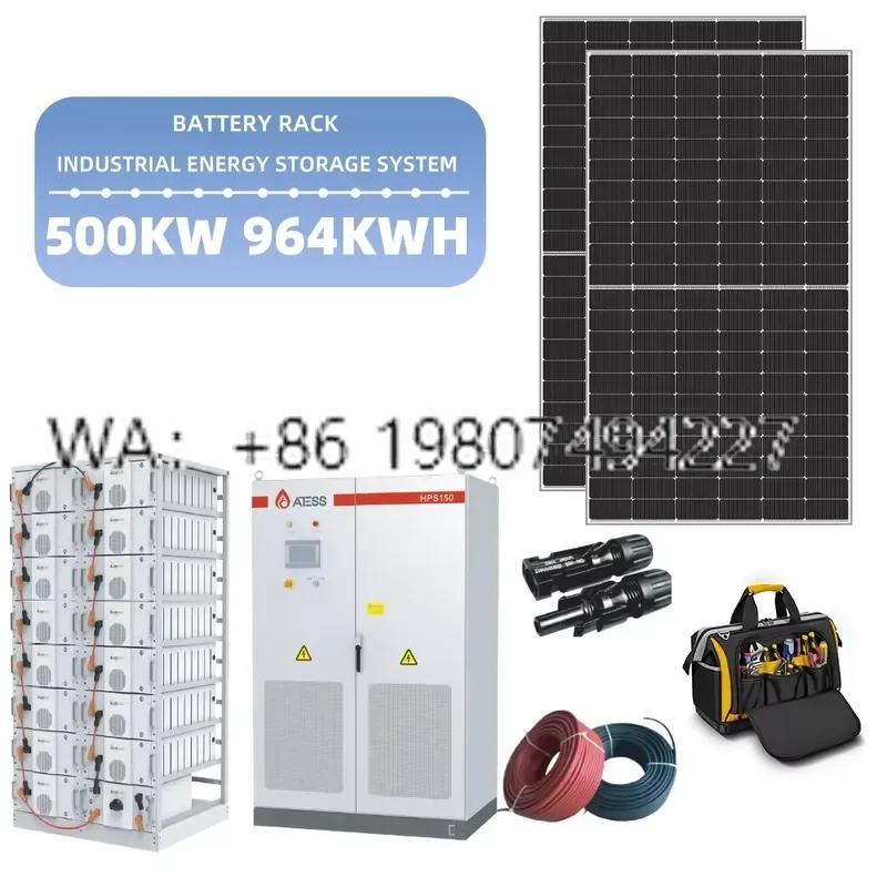 Customized Solar System 500KW 800KWH 1000KWH With 150KW Output Power for Commercial Use High Quality