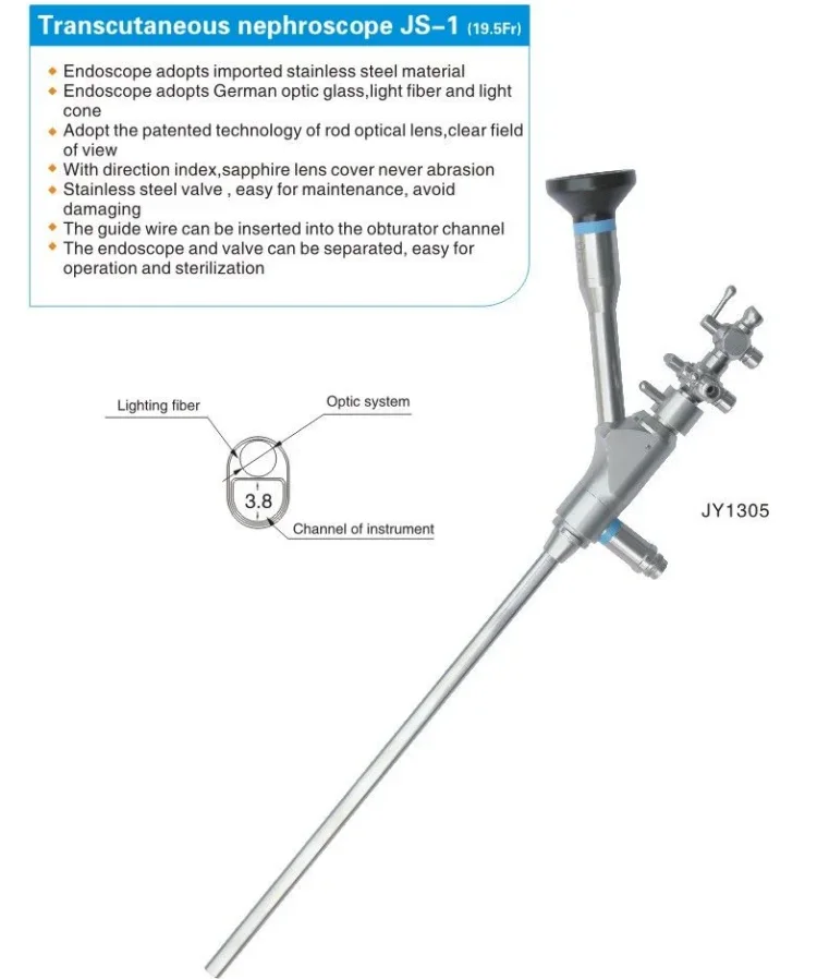 Geyi 315mm/430mm Child Adult Urol/ogys Rigid Reusable Uretero/scope endos/cope PriC-E