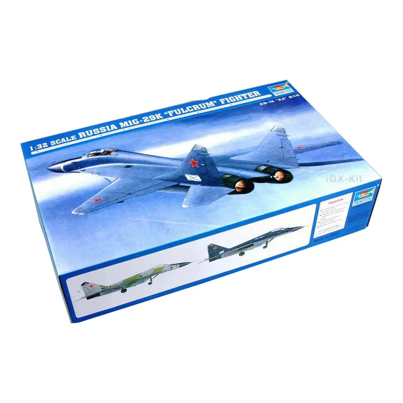 Trompettist 02239 1/32 Russische MiG-29K Steunpunt Gevechtsvliegtuig Militair Vliegtuig Vliegtuig Plastic Assemblage Model Handwerk Speelgoed Bouwpakket