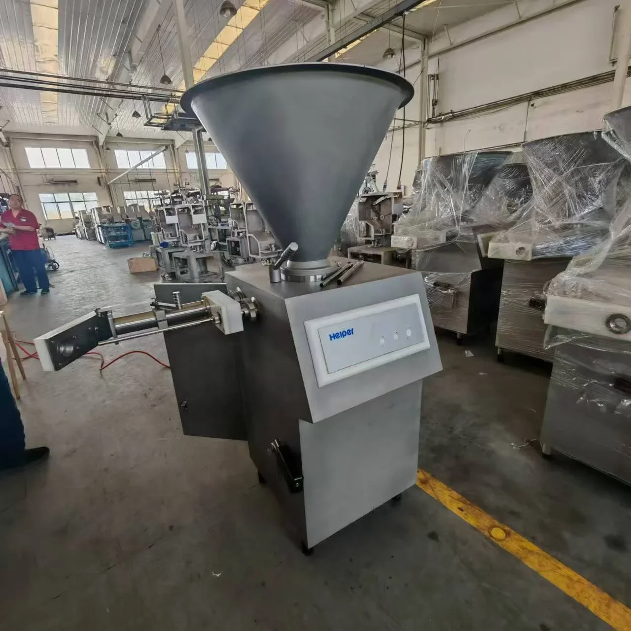 Riempitrice elettrica automatica per salsicce pneumatica industriale