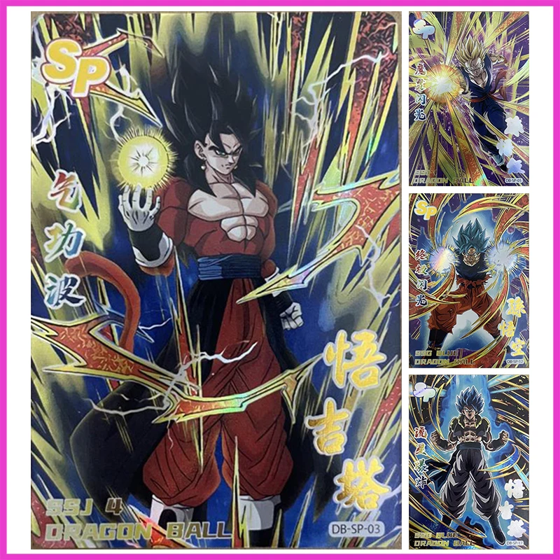 

Anime Dragon Ball Rare SP Refraction Tabletop Game Collectible Cards Gogeta Son Gohan Son Goku Toys for boys Birthday Present
