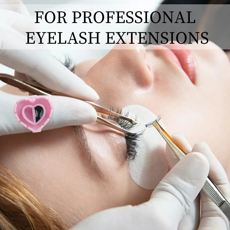 30 pz Estensione Delle Ciglia Colla Titolare Anello Tazze Estensione Delle Ciglia Adesivo Colla Supporto Tavolozza Contenitore Pigmento Del Tatuaggio Titolare Pallet