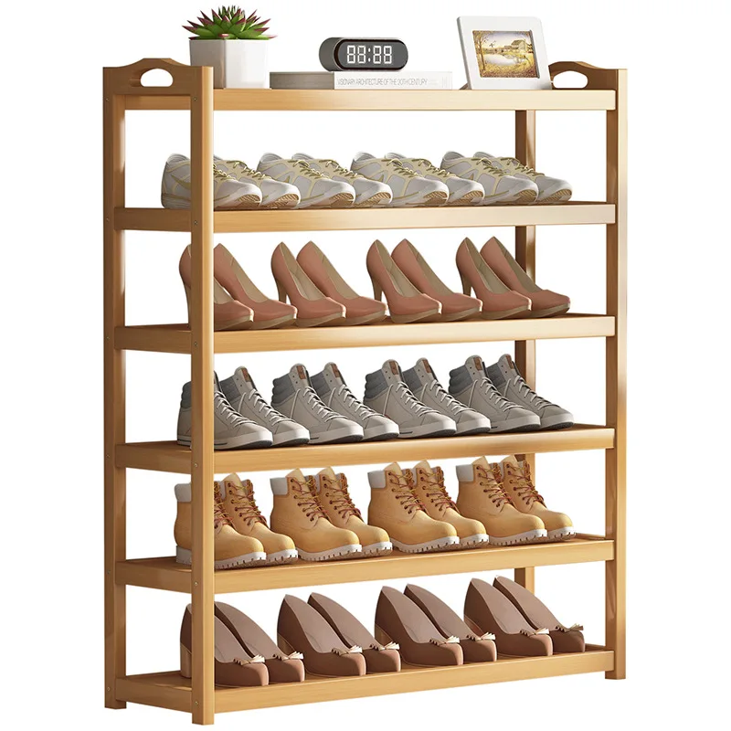 

Простая полка для обуви из цельного дерева входит дверной шкаф для обуви, полка для хранения обуви в общежитии