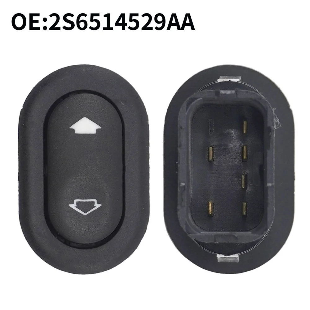 

2S6514529AA Car Electric Power Window Switch Single Button For Ford Ranger Ecosport 2S65-14529-AA 6Pins