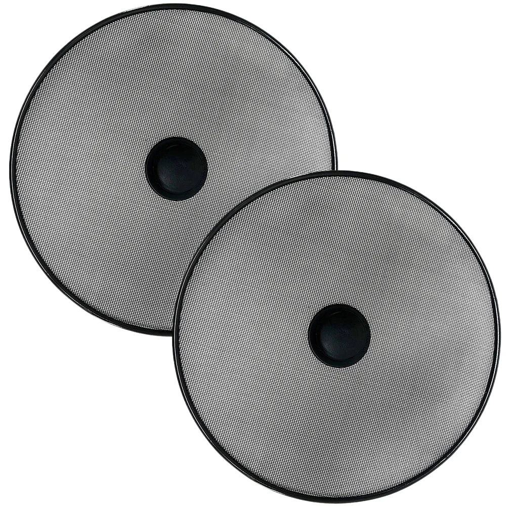 

2 Pcs Anti-oil Splash Pot Lid Pan Cover For Frying Lids Screen Splatter Guard Pans Household Accessories Grease Stainless Steel