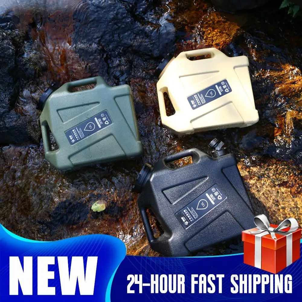 

Кемпинговый контейнер для воды на 12 л, портативный резервуар для воды для автомобиля, большой емкости, с краном, для активного отдыха, аксессуары для пикника