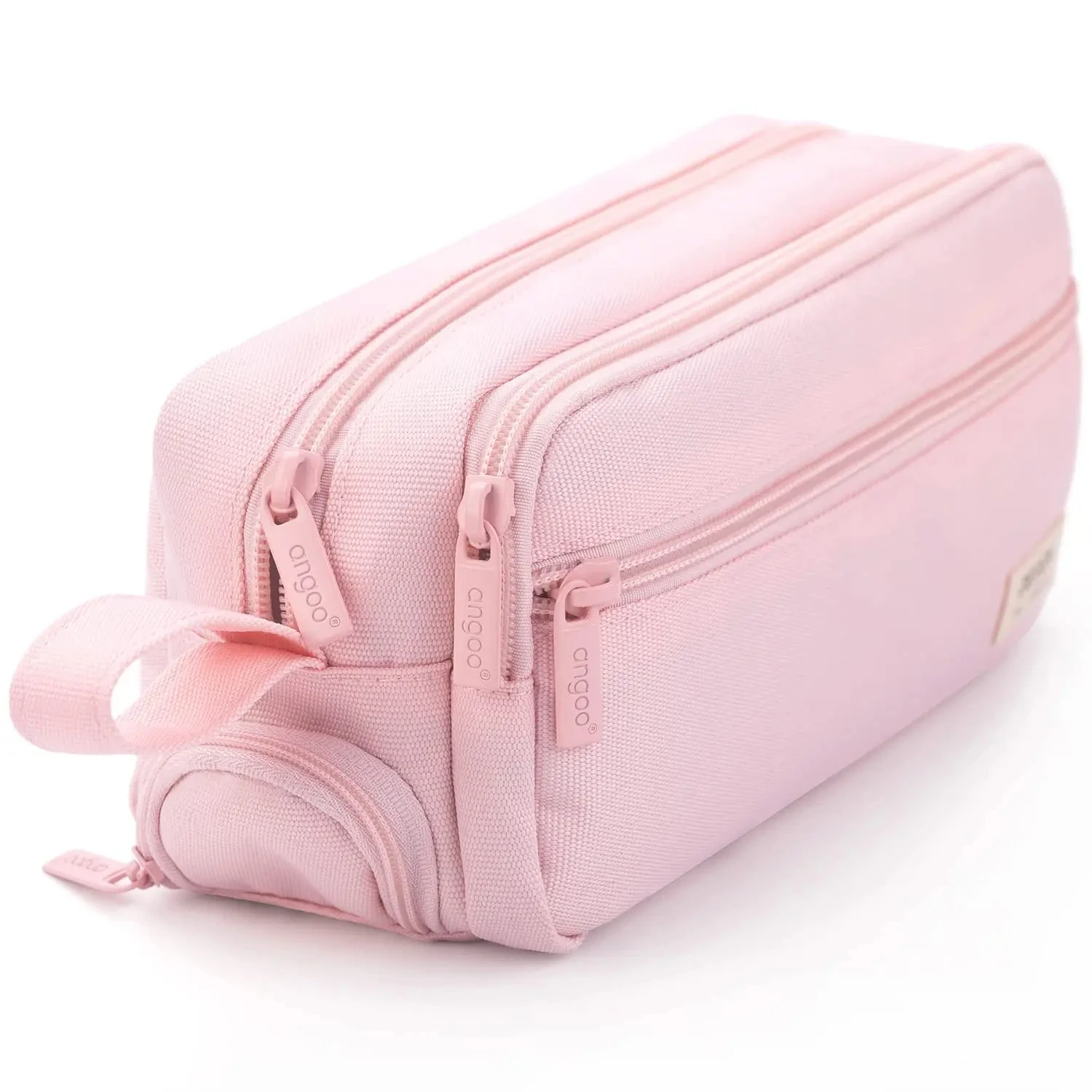 Large-Capacity Zippered Pencil Case Portable Multi-Compartment Pencil Pouch Waterproof and Durable Stationery Storage