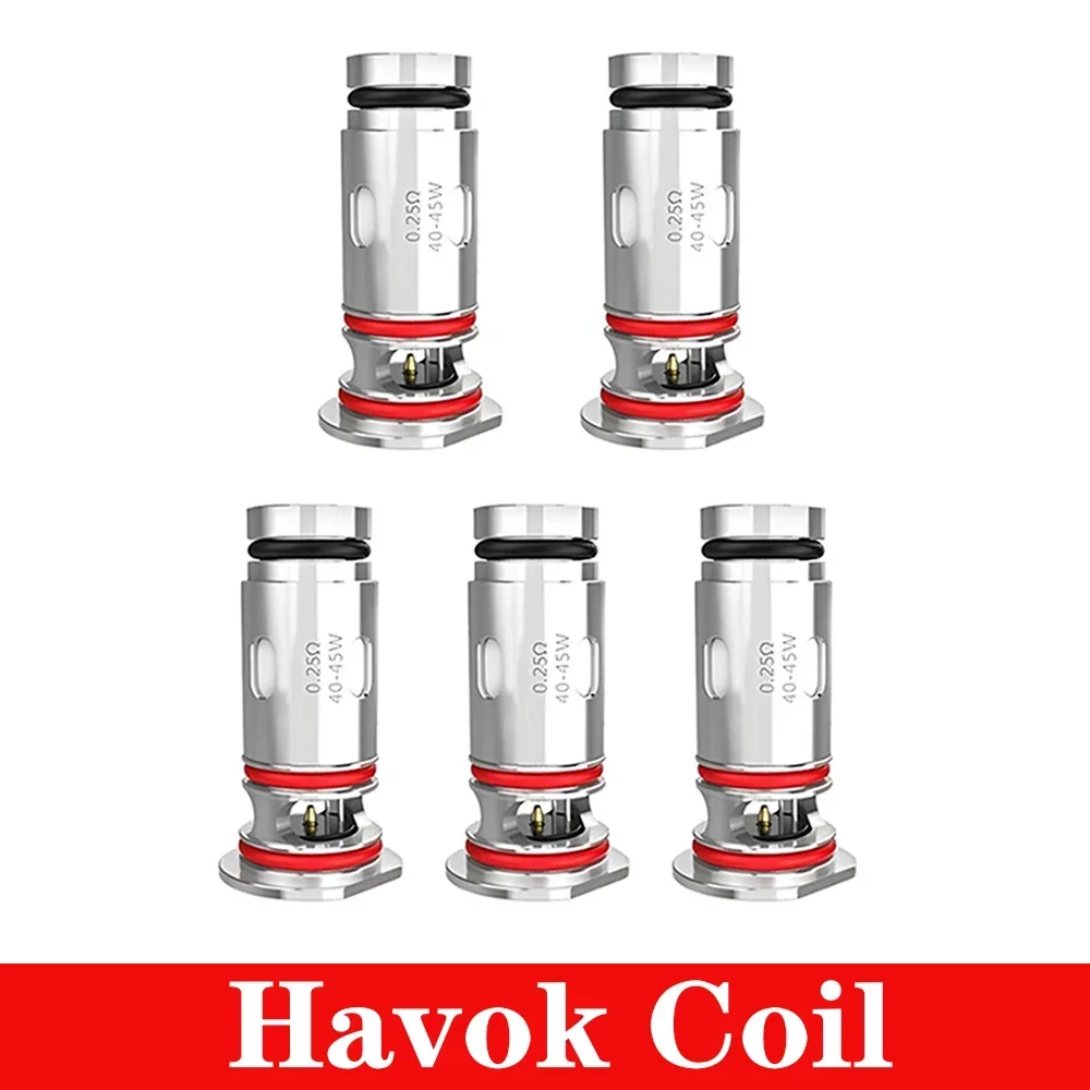 カートリッジシステムデバイス用のhavokコイルメッシュヘッド、mtlルドルコイル、0.25オーム、un2 dtl、0.6オーム、1.0オーム、oem