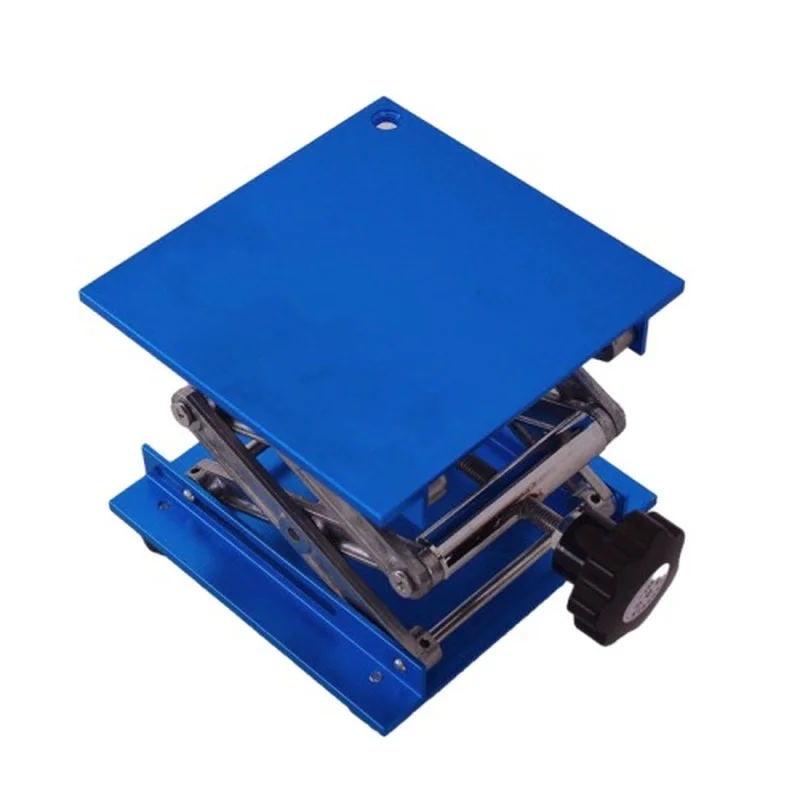 Alumínio Router Lift Table para Woodworking, gravura, ajustável Lab Stand Table, Rack Lift Lifter, Woodworking Benches