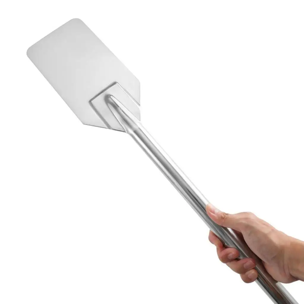 Extra Long Flat Stir Paddle Stainless Steel Kitchen Tool for Boiling Mixing and Scraping Big Pots 4