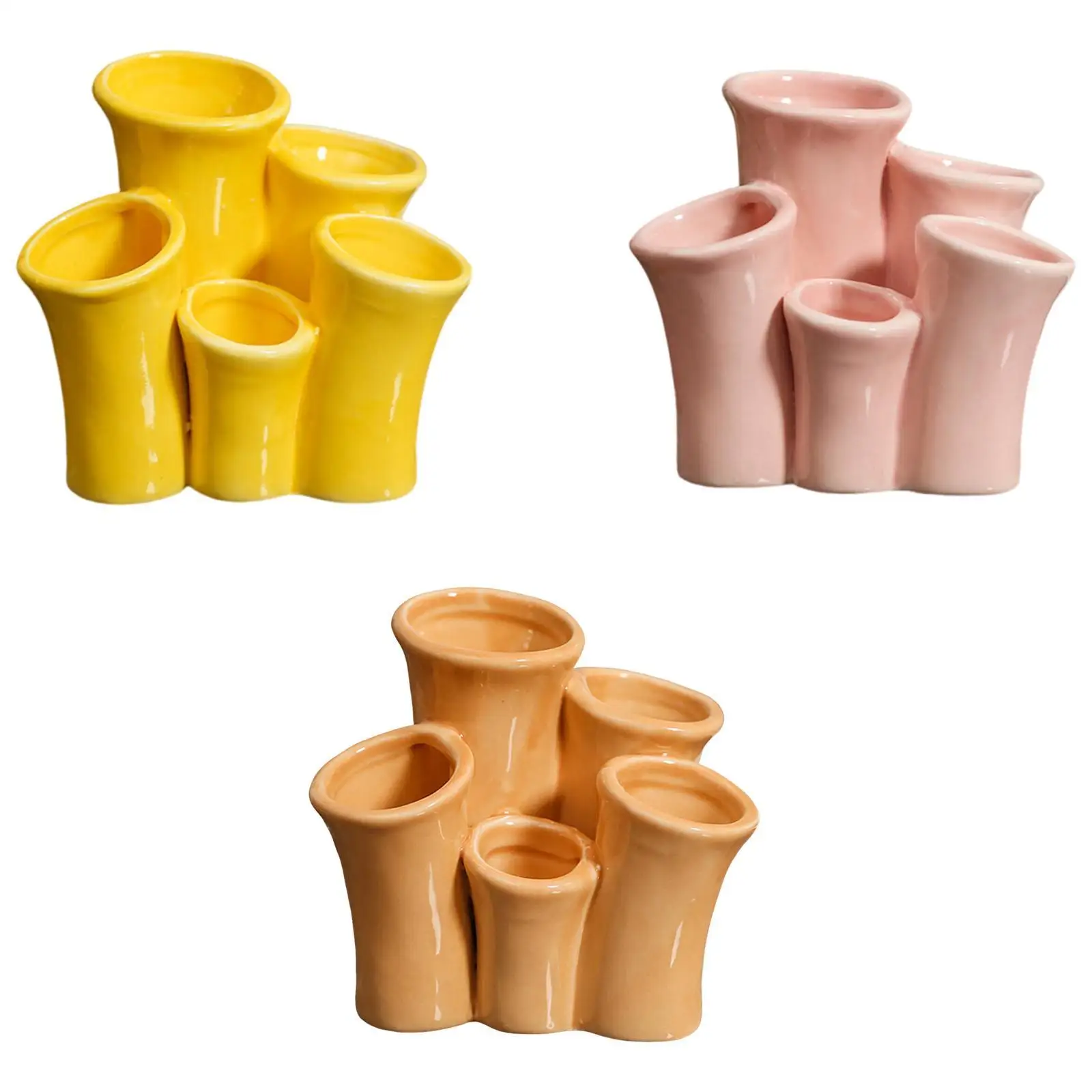 

Керамический многофункциональный органайзер для кистей для макияжа для туалетного столика в общежитии