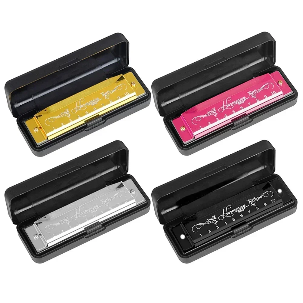 Tremolo Harmonica Harmonica Musical Instruments 10 Hole 20 Tone 10.4cmx2.8cm Harmonica In C Key IRIN Wind