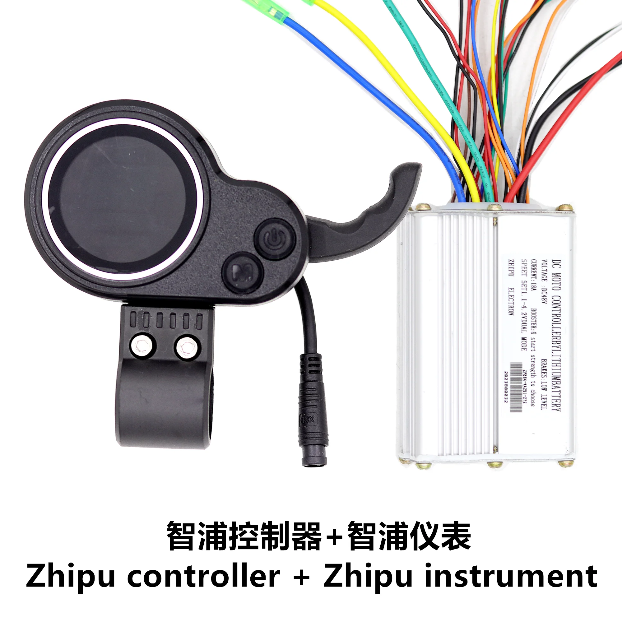 Zhipu Electron 36V 48V Controller And Display Throttle Dashboard Meter 36V 48V for Electric Scooter Accessories