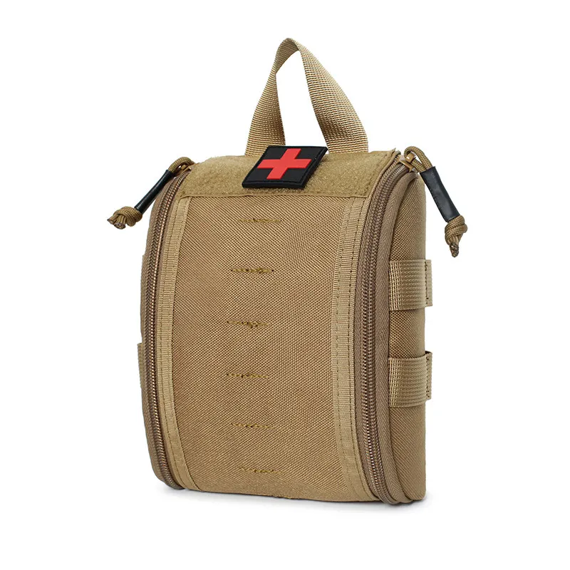 1000D Quick Open First Aid Pouch Multifunctional Outdoor Car MOLLE Waist Mount External Medicine Storage Bag
