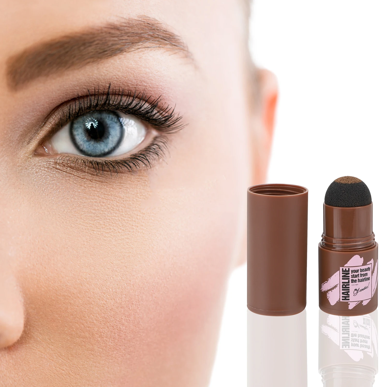 

1Pcs Waterproof Anti-Sweat Hairline Powder for Women Natural Eyebrow Filler Long-Lasting Effect Hair Repair Makeup Product