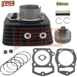 Motorcycle 69mm Cylinder Kit 232CC Motor for Vento Nitrox 250 T2 XY250 GY-6B X5 Shineray XY250-5 XY250-5A VJ250-2-7 Motoblock