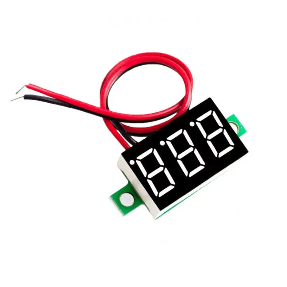 0.28 0.36 Inch DC 0-30V LED Mini Digital Voltmeter Blue/red/green LED Display Volt Meter Gauge Voltage Panel Meter 2 3 wires