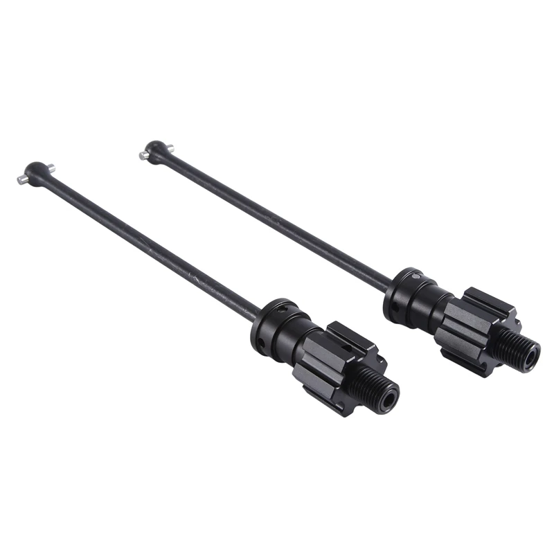 2PCS Widemaxx Steel Extended Drive Shaft CVD For 1/10 Traxxas MAXX Widemaxx RC Car Upgrade Replacement Parts Accessories Black