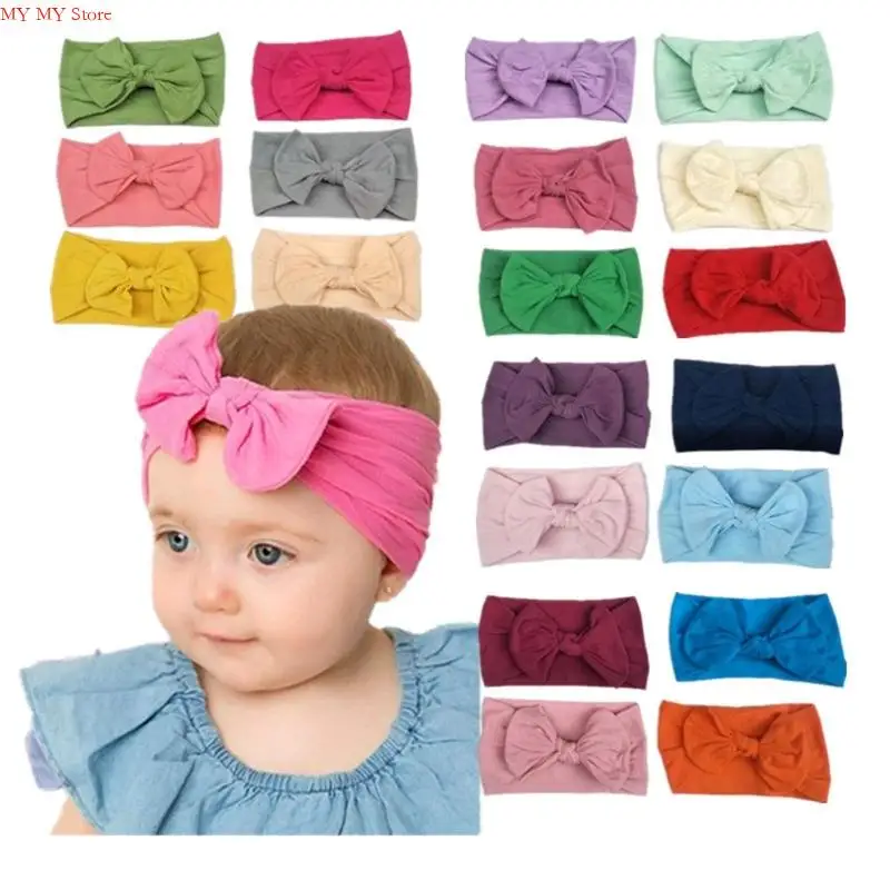 

Baby Headbands Gentle Nylon Hair Bows For Photography Parties Everyday Wear